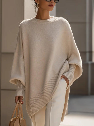 Elouise Oversized Knit Poncho