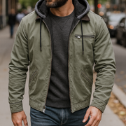 Olek Elegante Herbstjacke - Grün