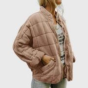 Jyn Eleganter Mantel - Khaki