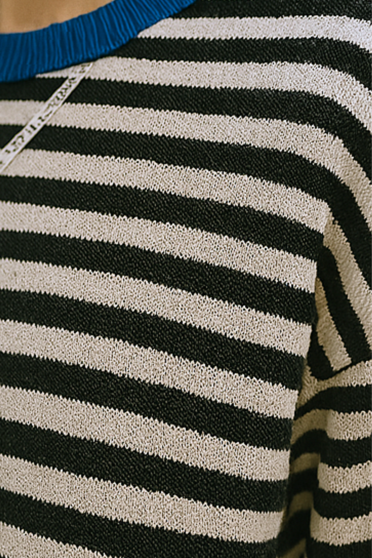 Dahlia Gestreifter Baumwoll-Pullover