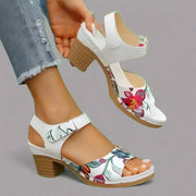 Elsa™ | Handgefertigte Peeptoe-Sandalen