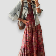 Rosy | Maxi-Kleid