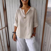 Oriana™ | Zeitlose Bluse mit Ausschnitt