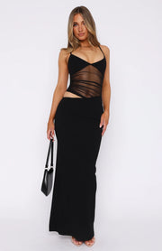 Naiara | Maxi-Kleid mit Cut-Outs