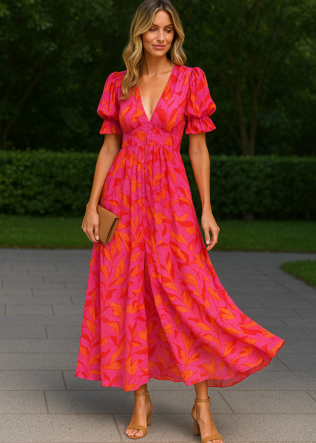 Fleur – Schmeichelndes Maxikleid