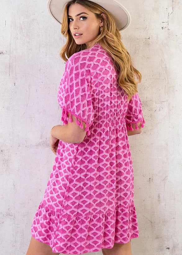 Ella – Bequemes, locker sitzendes Midikleid