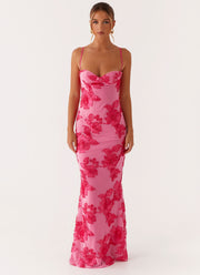 Soraya™ | Besticktes Maxikleid
