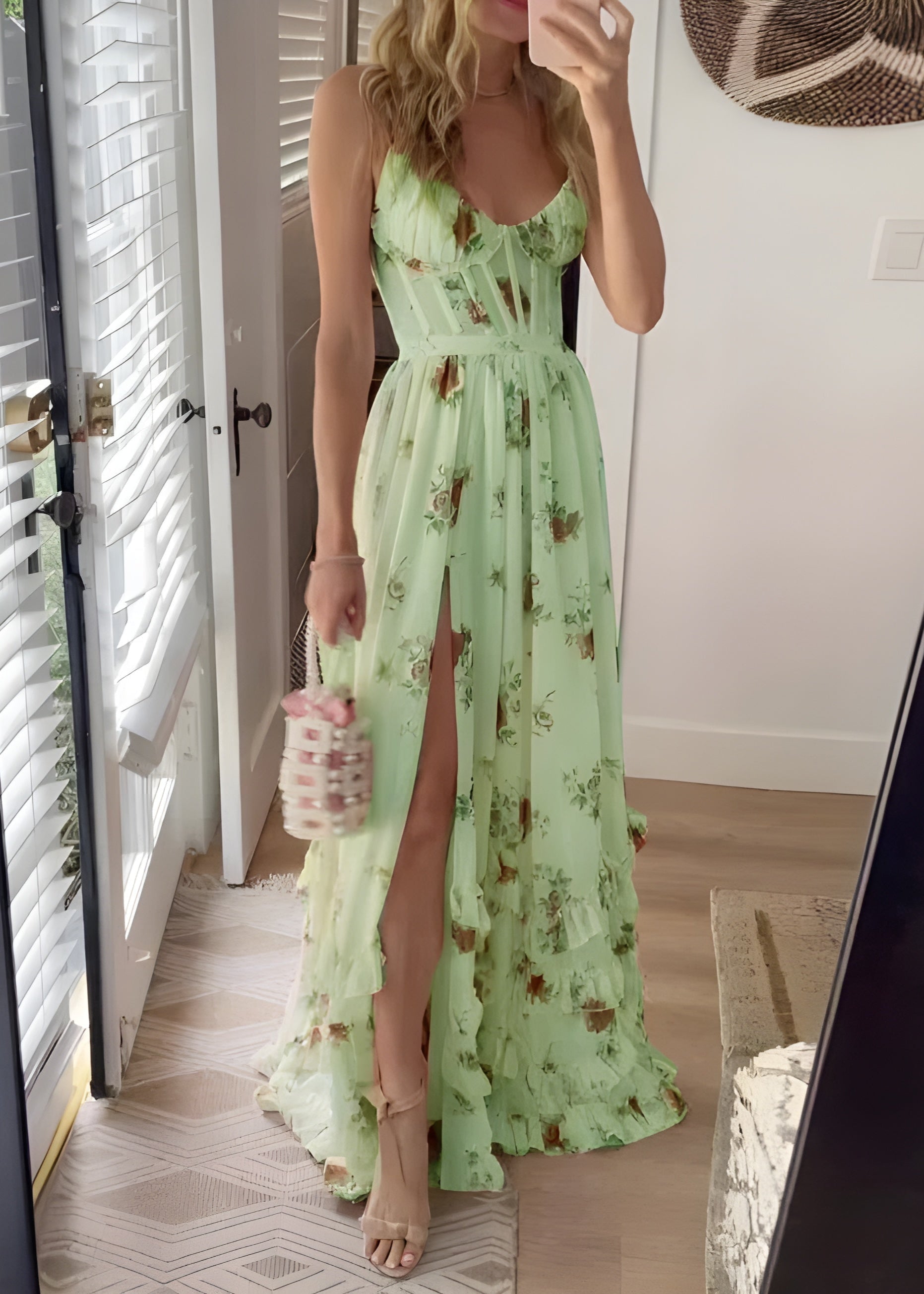 Esmee – Langes Blumenkleid