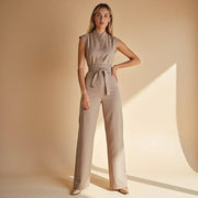 Ava™ | Raffinierter Jumpsuit mit Gürtel