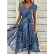Eliana™ | Elegantes Kleid mit V-Ausschnitt