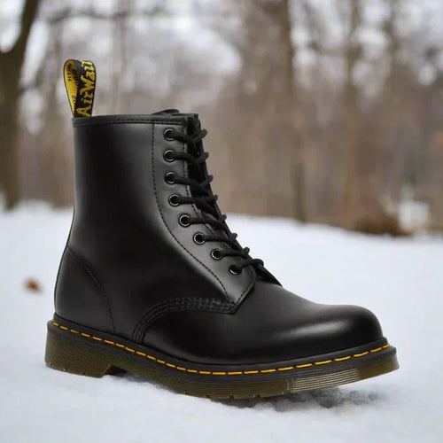 Lucas Faux Leather Flexible Rubber Sole Everyday Boots