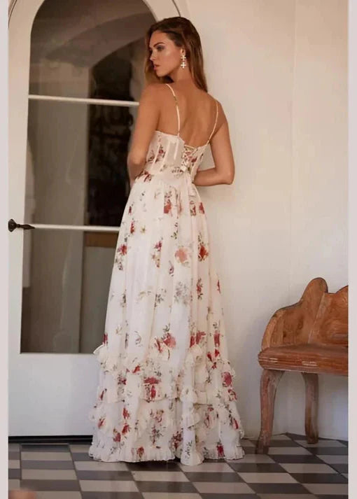 Esmee – Langes Blumenkleid