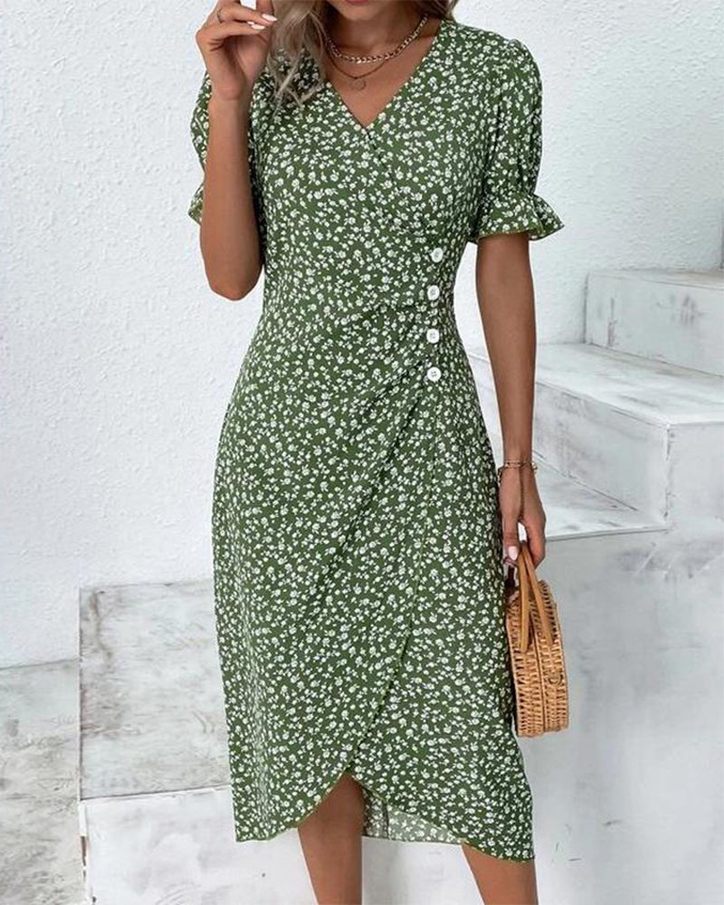 Valkyrie™ | Kleid mit weichen Blüten
