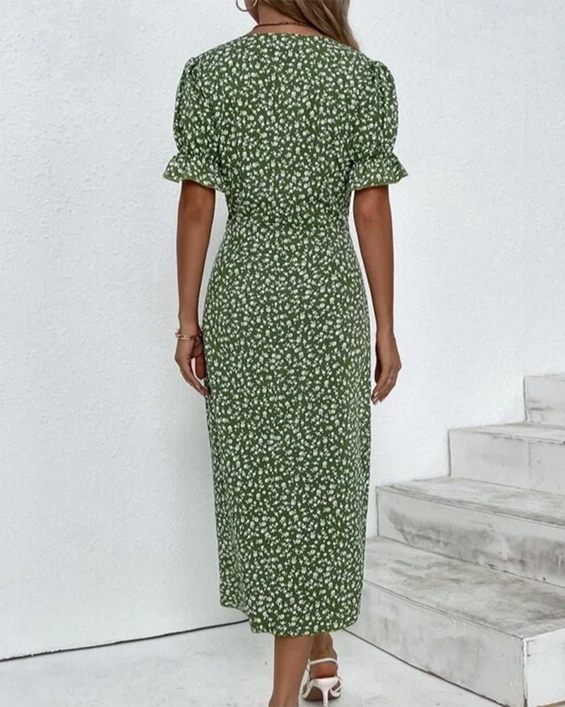 Valkyrie | Kleid mit weichen Blüten
