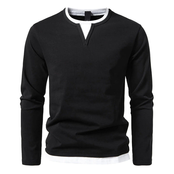Eden™ | Lässiges Henley-Langarmshirt
