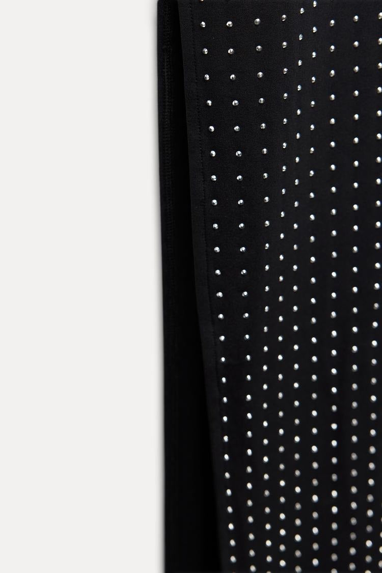 Halter™ | Elegantes Kleid mit Strasssteinen