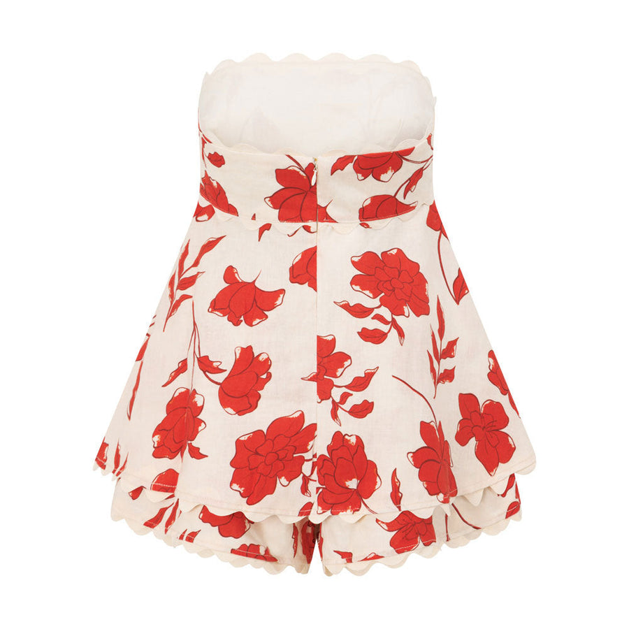 Rosella Floral Ruffle Top & Shorts Set