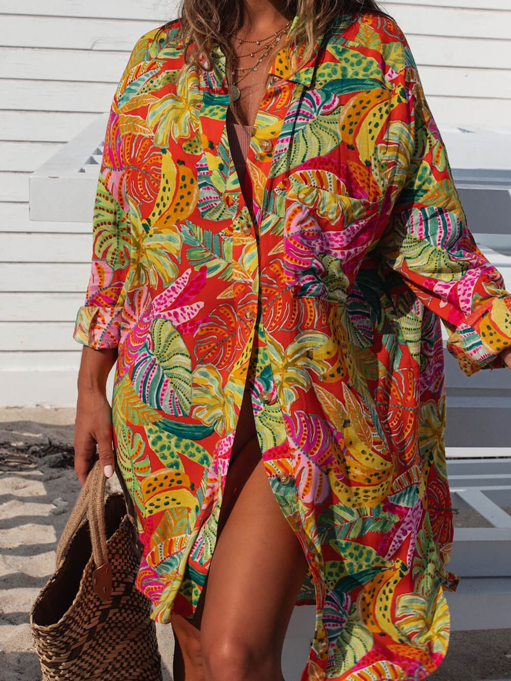 Button-Down Begehrtes Hemdblusenkleid