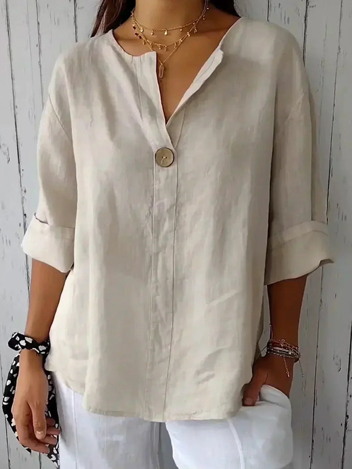 Oriana™ | Zeitlose Bluse mit Ausschnitt