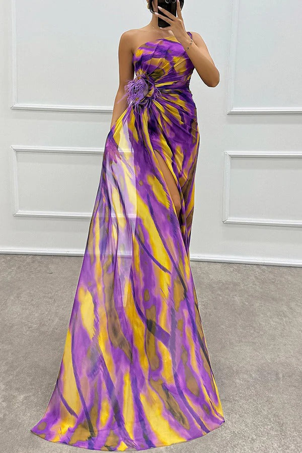 Naomi | Lebendiges Maxikleid