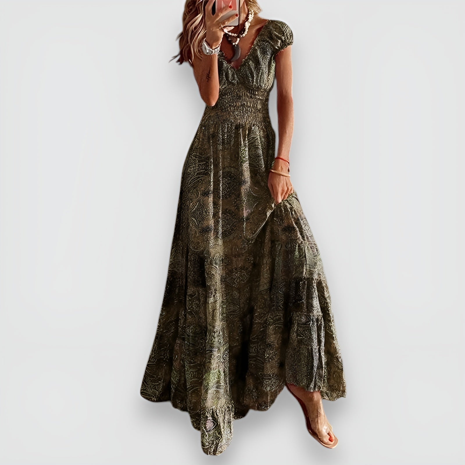 Rosy | Maxi-Kleid