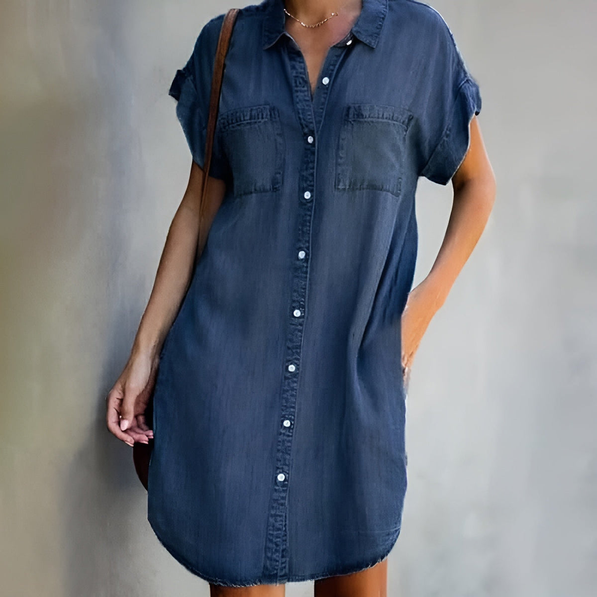 Oaklee™ | Lässiges Hemdblusenkleid