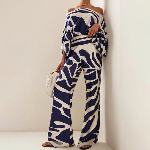 Melia One-Sleeve Wide-Leg