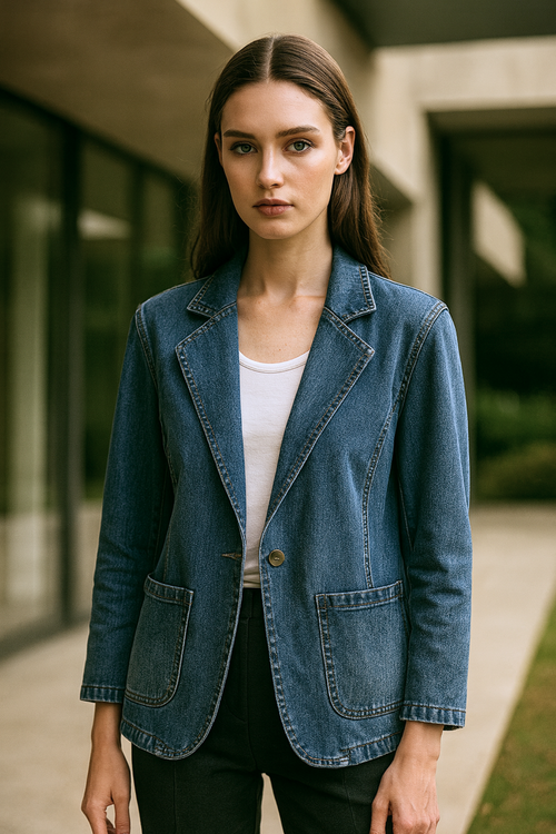 Evangeline | Denim-Jacke