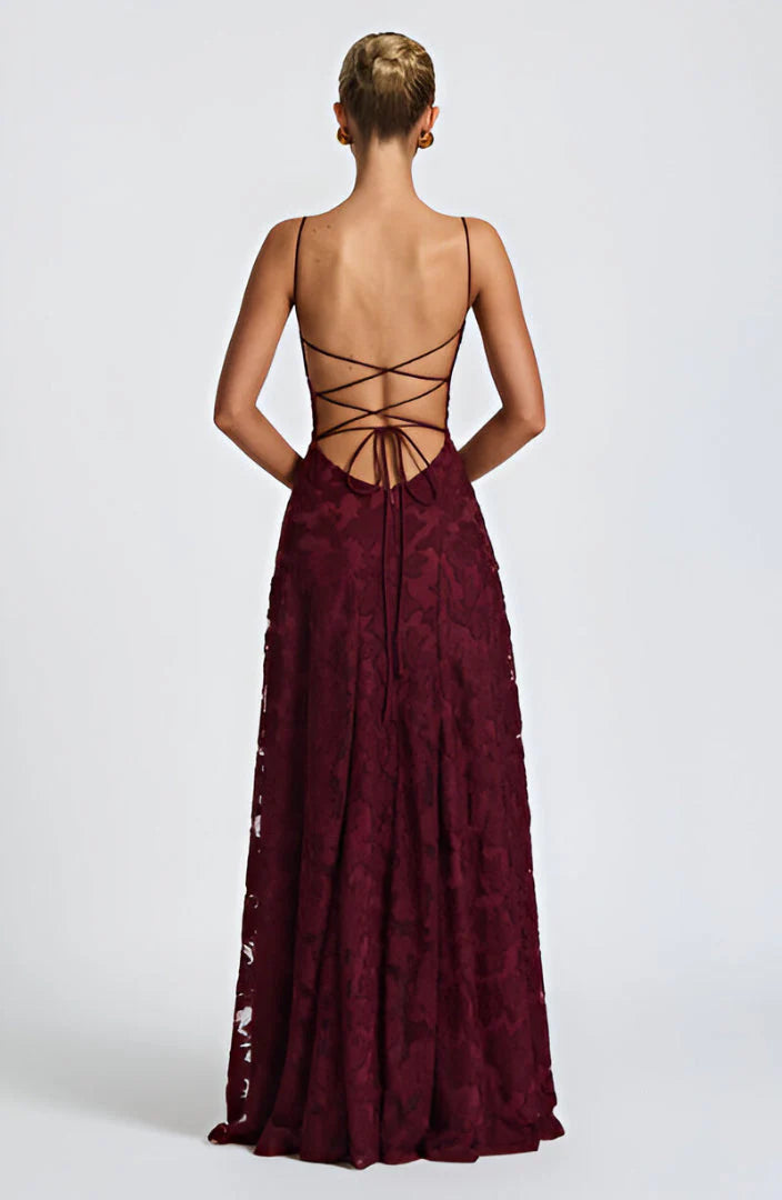 Francisa™ | Korsett-Maxi-Kleid aus Spitze