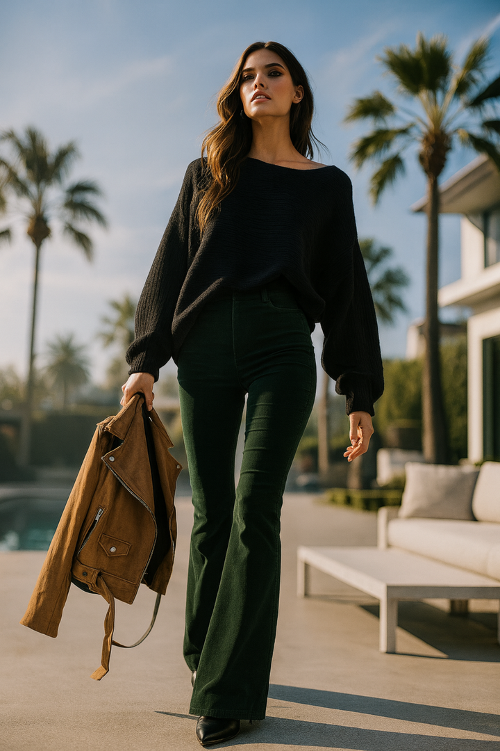 Cassidy | Corduroy Flare Pants