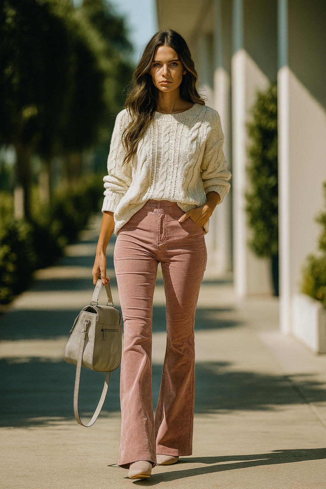 Cassidy | Corduroy Flare Pants