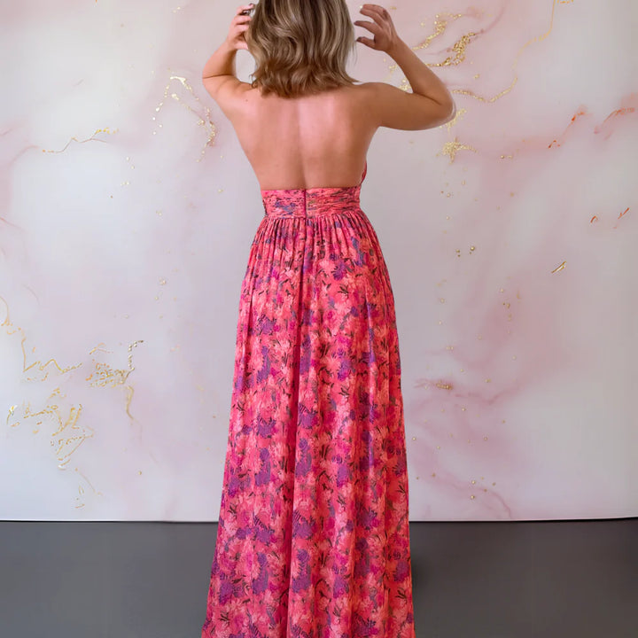 Veronica™ | Elegantes Maxikleid mit Blumenprint
