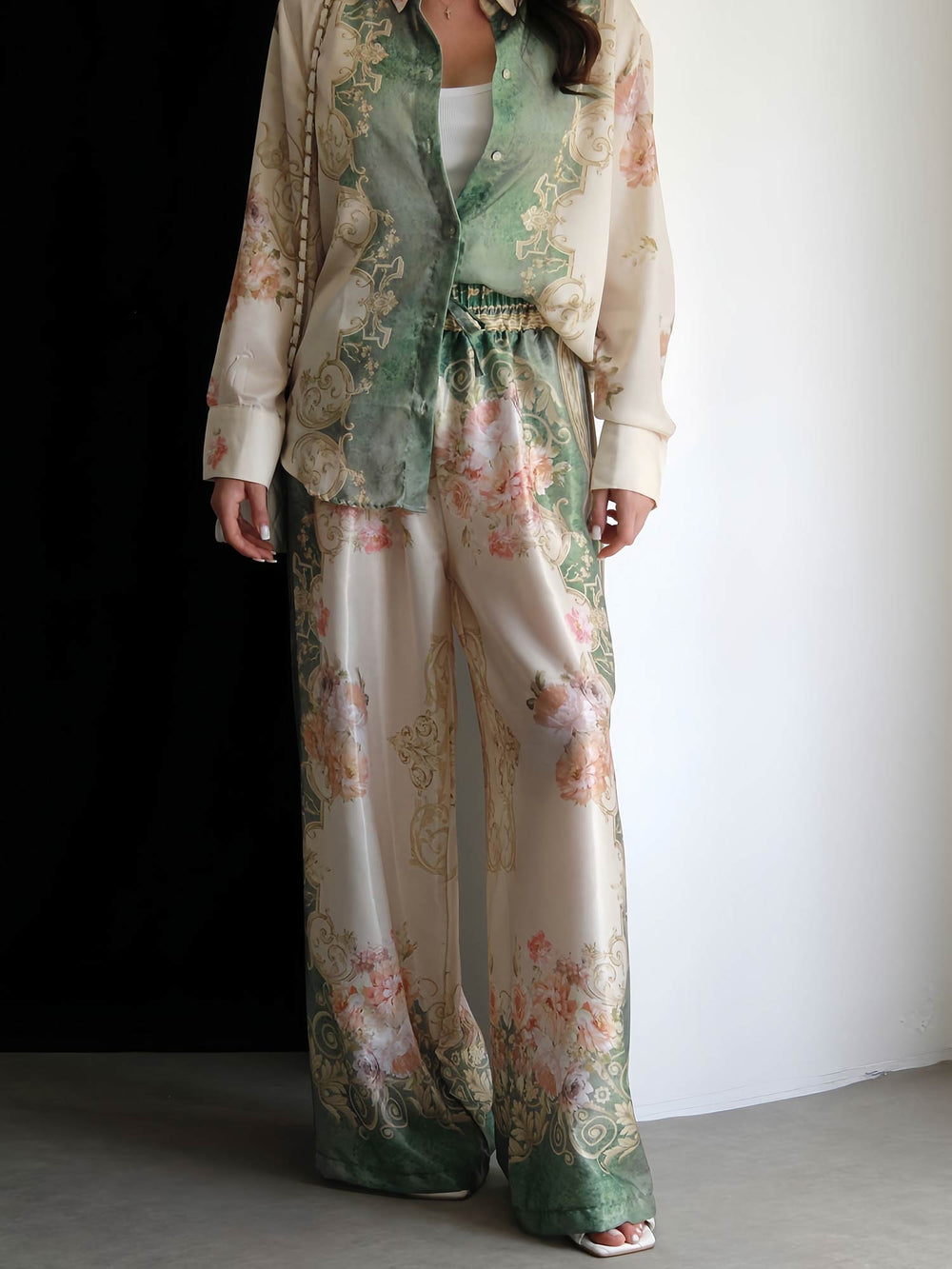 Elvara | Barock Satin Set