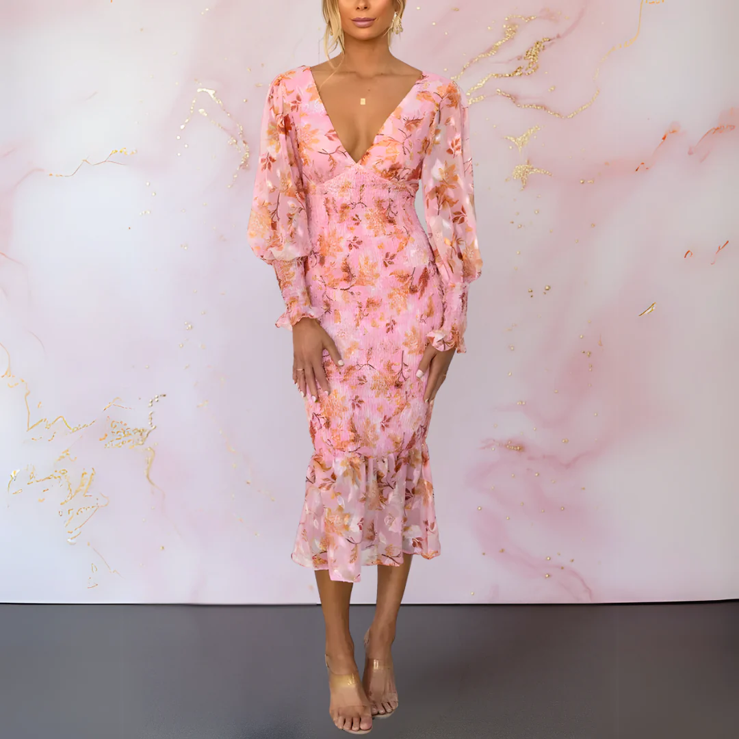 Ella Elegantes Blumenkleid