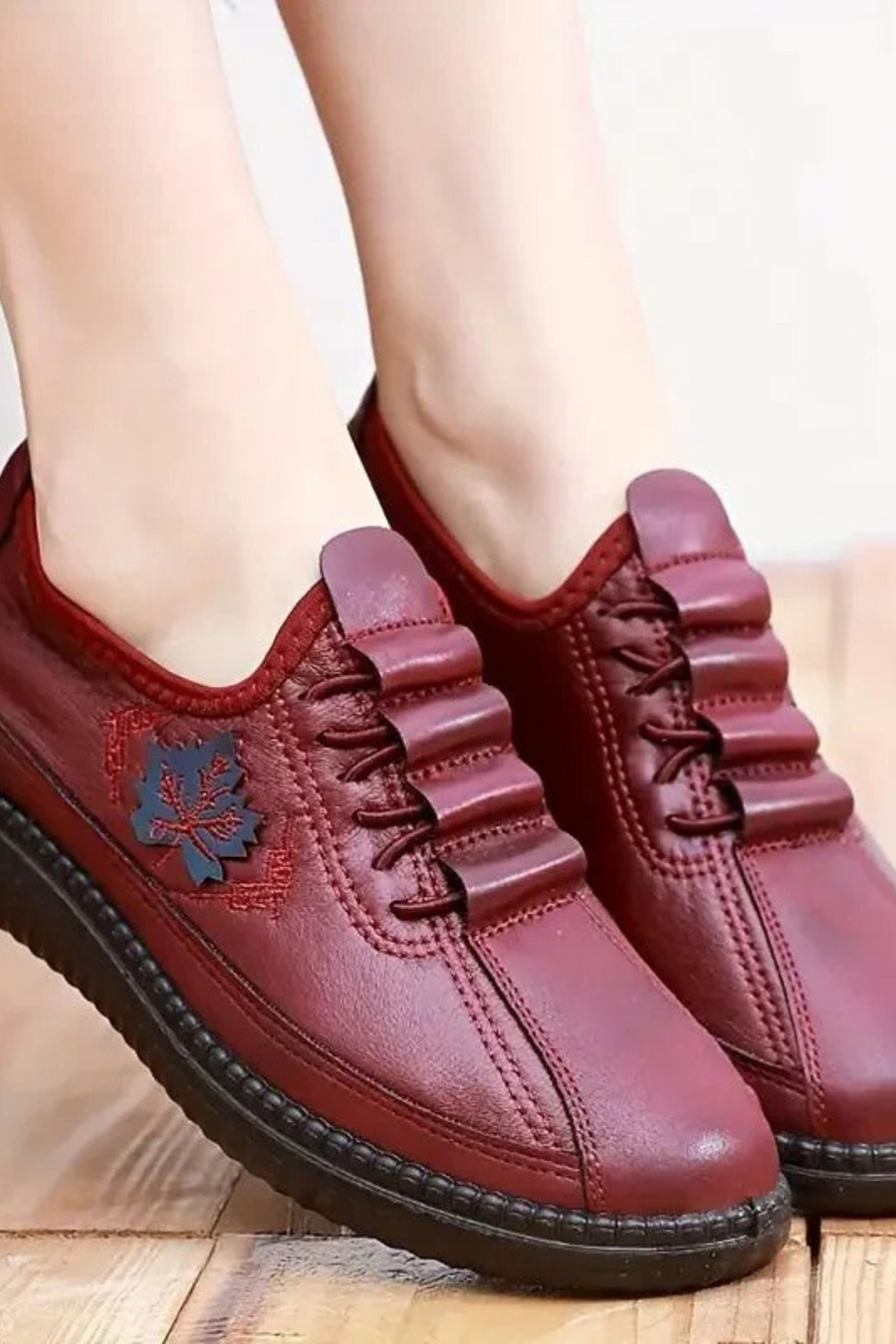 Amber Premium Leather Orthopedic Loafers for Everyday Wear