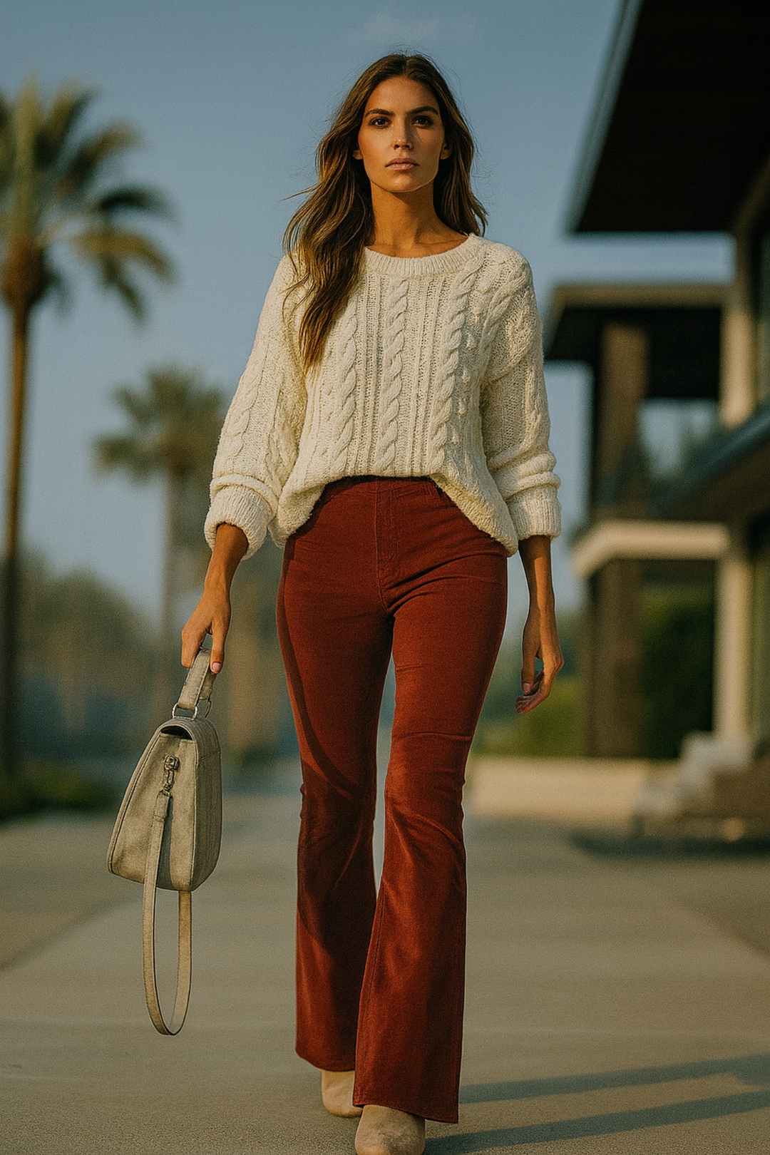 Cassidy | Corduroy Flare Pants