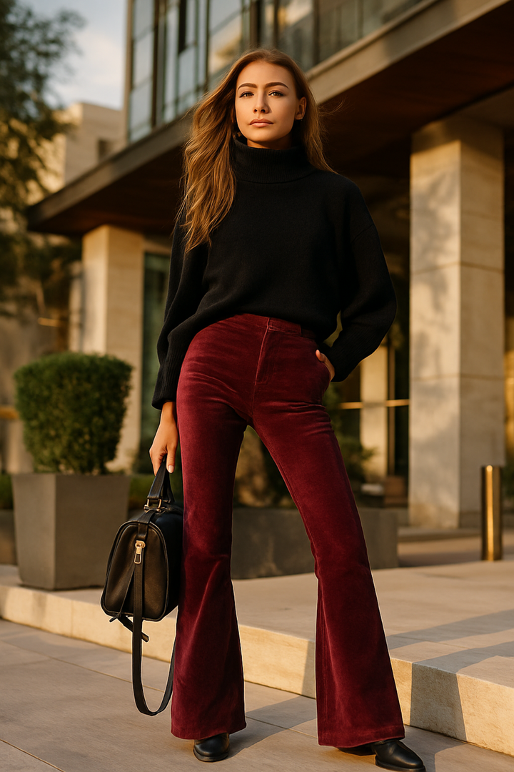 Cassidy | Corduroy Flare Pants