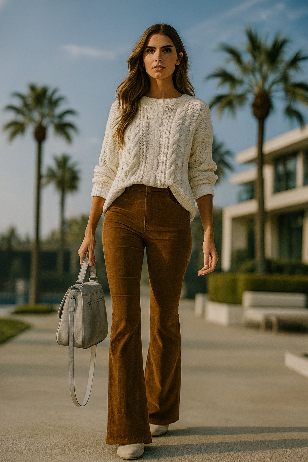 Cassidy | Corduroy Flare Pants