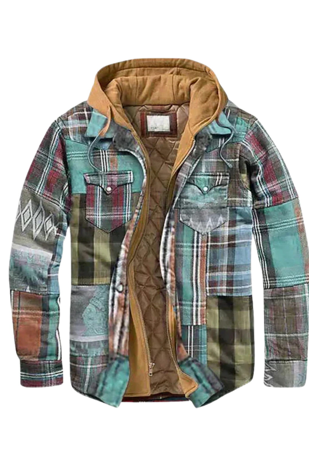 Harper | Patchwork Geruite Jas