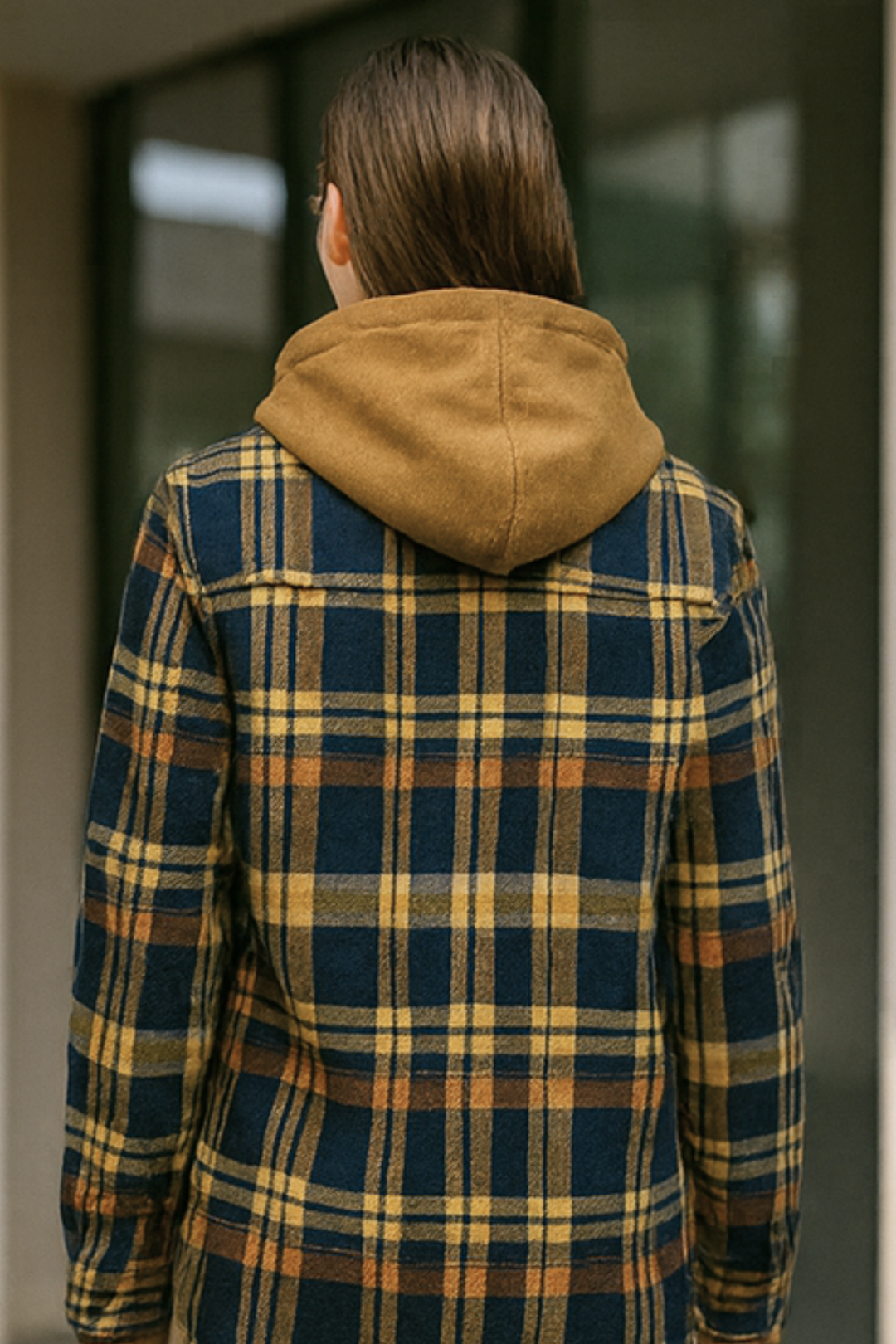 Harper | Patchwork Geruite Jas