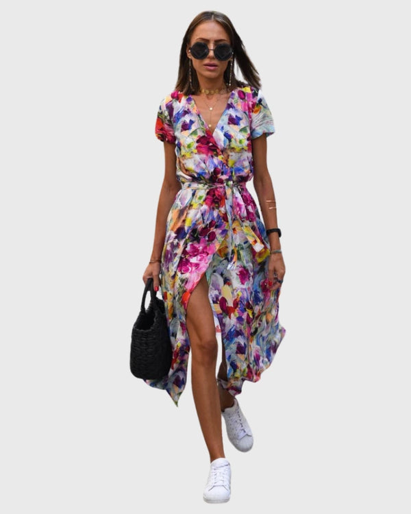 Abim elegantes Baumwollkleid