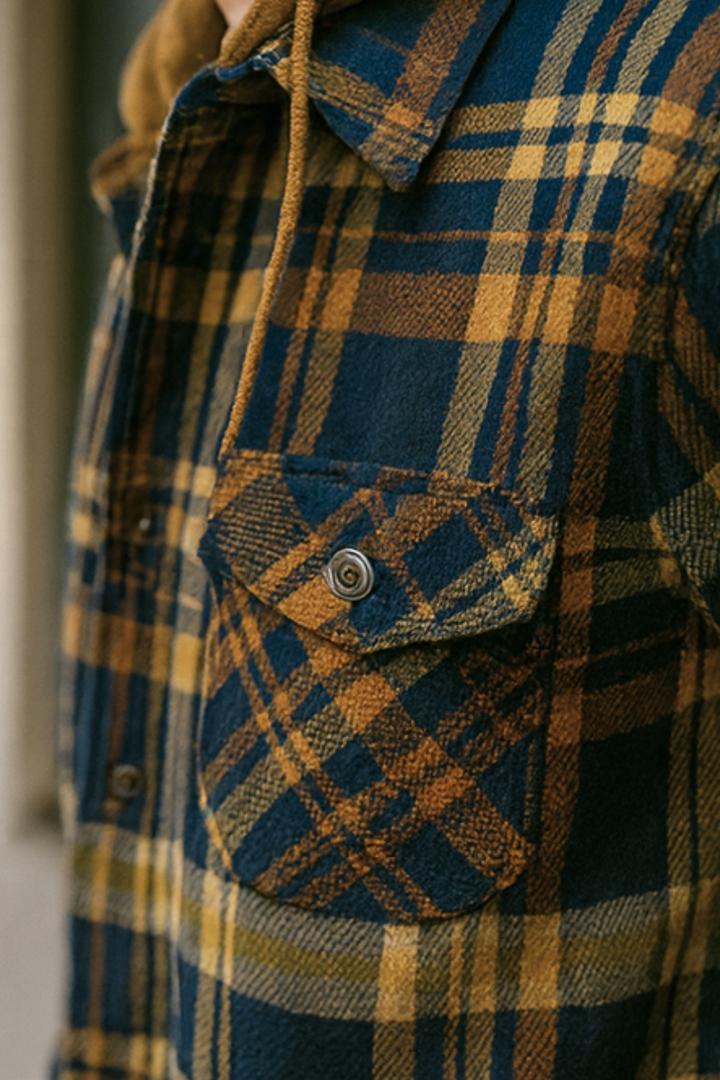 Harper | Patchwork Geruite Jas