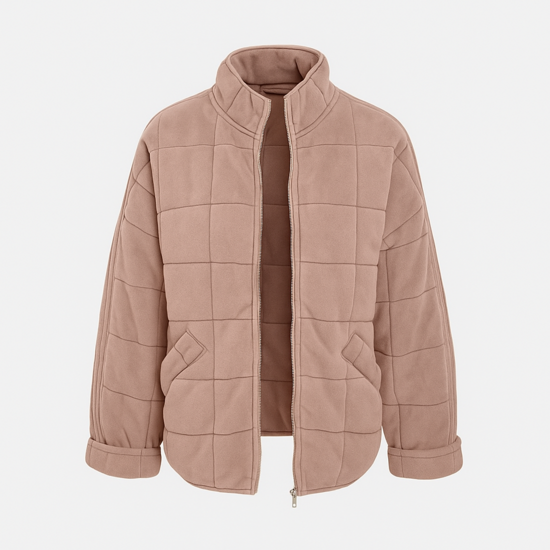 Jyn Eleganter Mantel -  Khaki