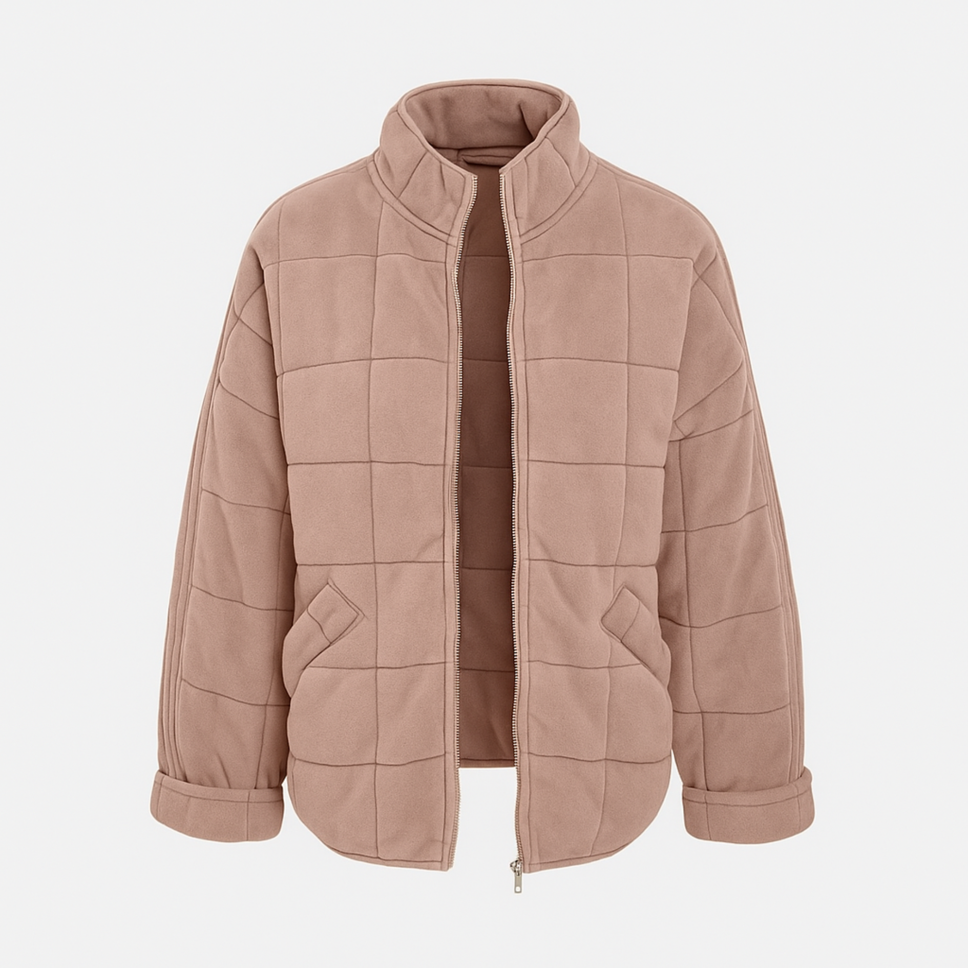 Jyn Eleganter Mantel -  Khaki