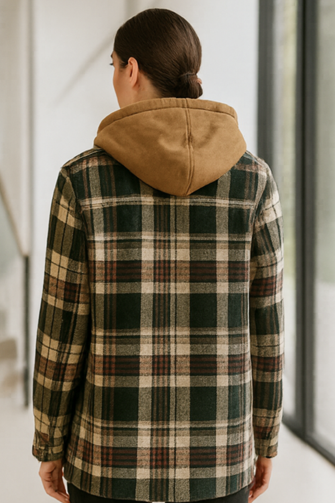 Harper | Patchwork Geruite Jas