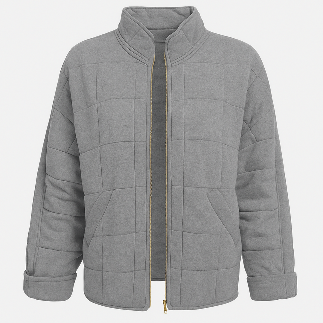 Jyn Eleganter Mantel -  Grau