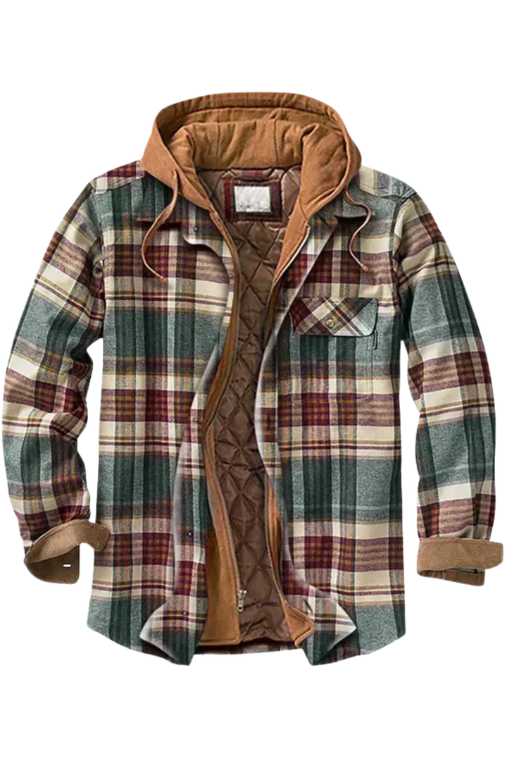 Harper | Patchwork Geruite Jas