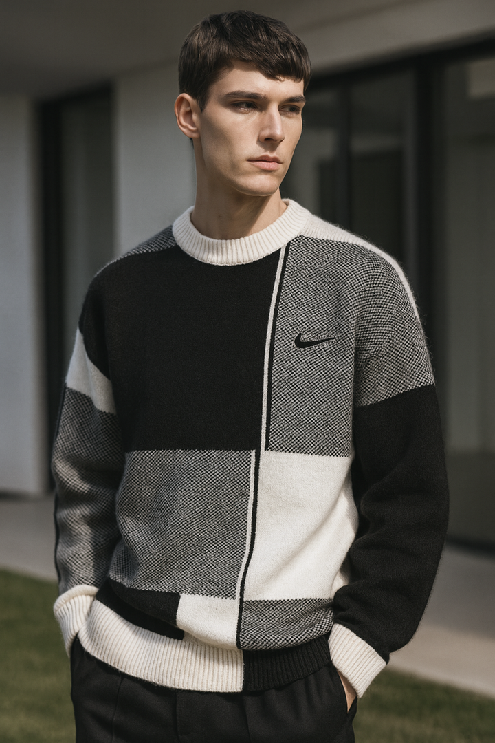 Hans | Checkered Sweater