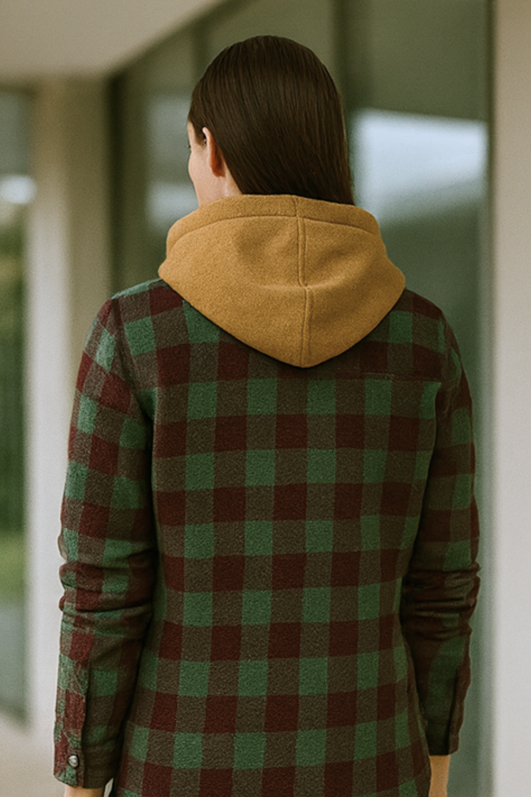 Harper | Patchwork Geruite Jas