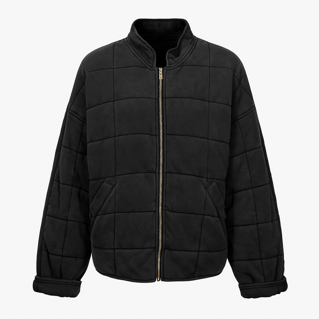 Jyn Eleganter Mantel -  Schwarz